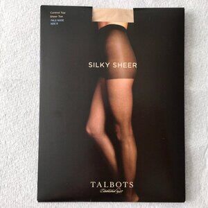 Talbots Control Top Nude Tights